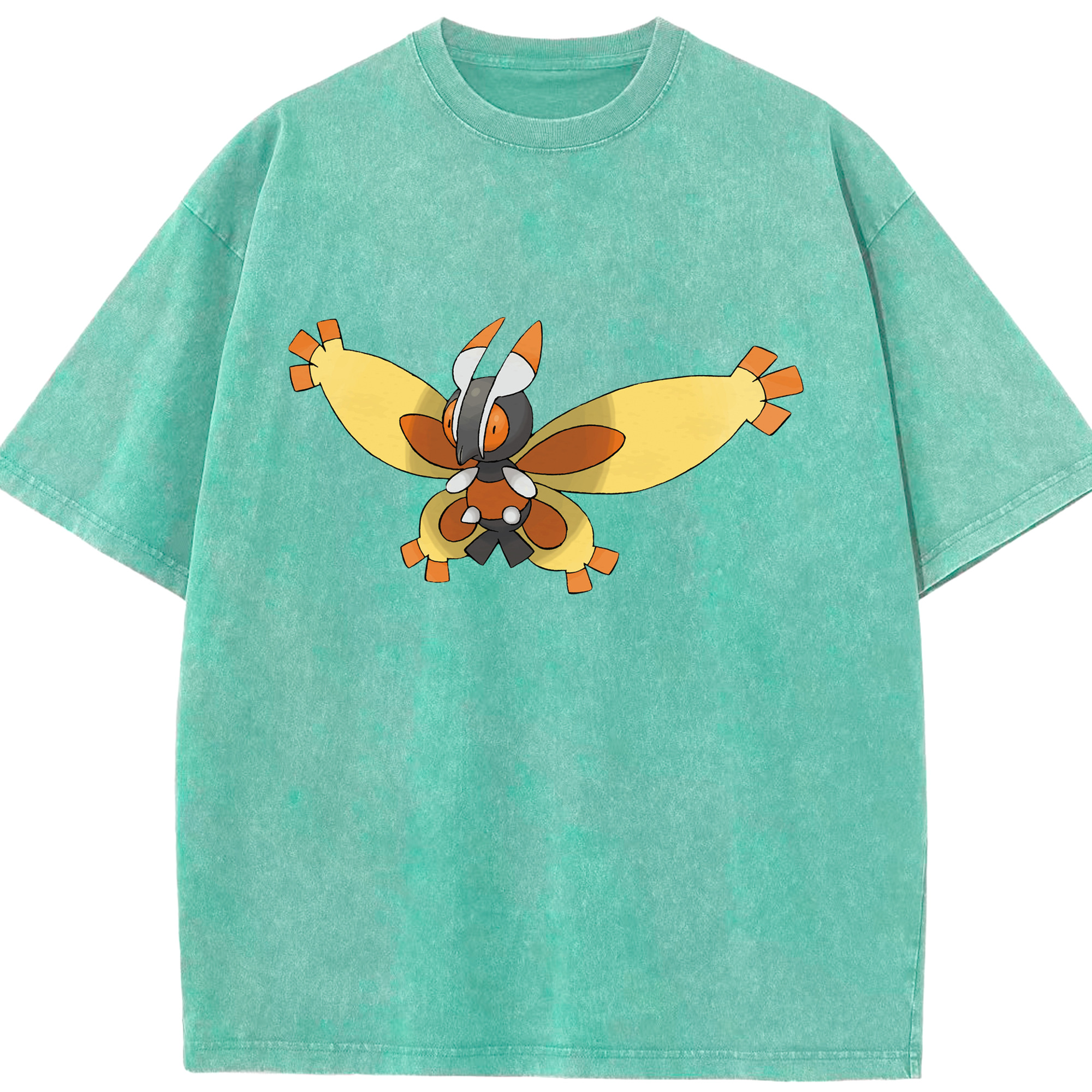 （画像用） ポケットモンスター Pokémon 綿100% ヴィンテージ風 半袖Tシャツ（フロントプリント）
